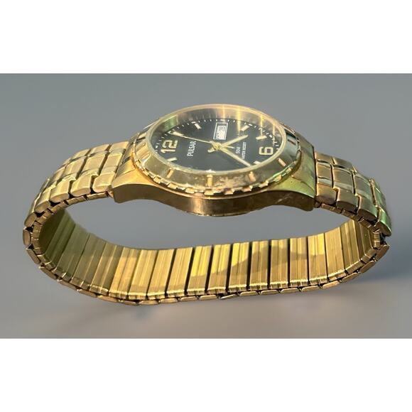 Pulsar VX43-X087 Men’s Watch Date Day New Battery -WORKS! Beautiful! 070793 - Picture 4 of 7